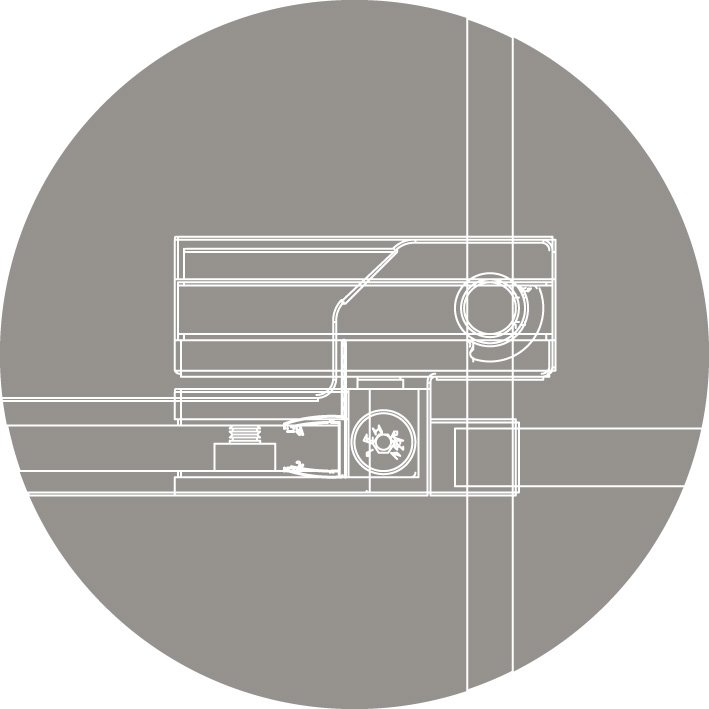 Дополнительное фото №4 Душевая дверь Cezares SLIDER-B-1-90/100-BR-NERO