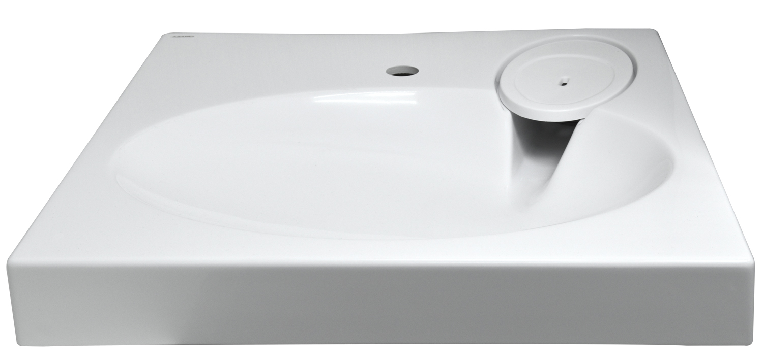 Дополнительное фото №3 Раковина подвесная Azario Elegance 59.2х59.2х9