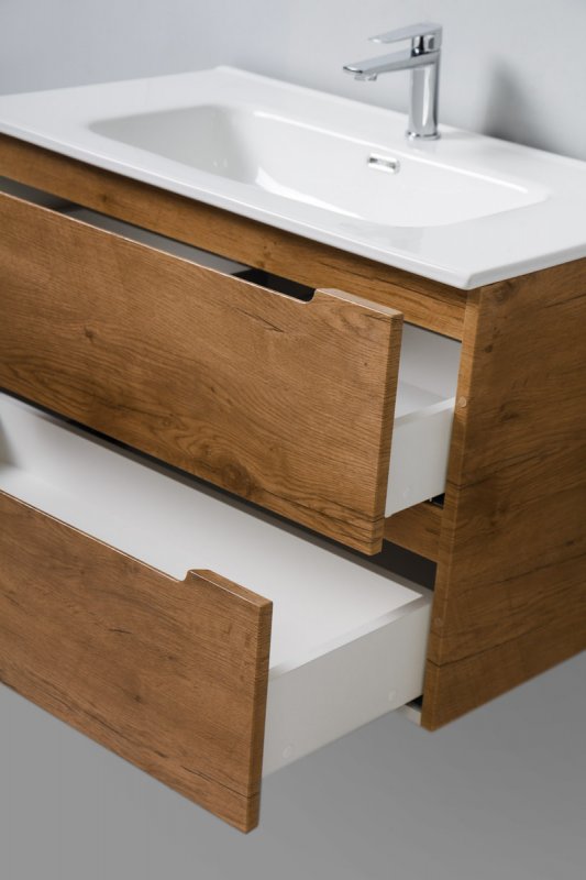 Дополнительное фото №2 Тумба Belbagno Etna 39-50 Rovere Nature с раковиной