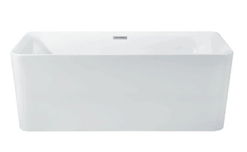 Дополнительное фото №1 Ванна акриловая Aquatek Квадро 180x80 отдельностоящая в комплекте со сливом и ножками