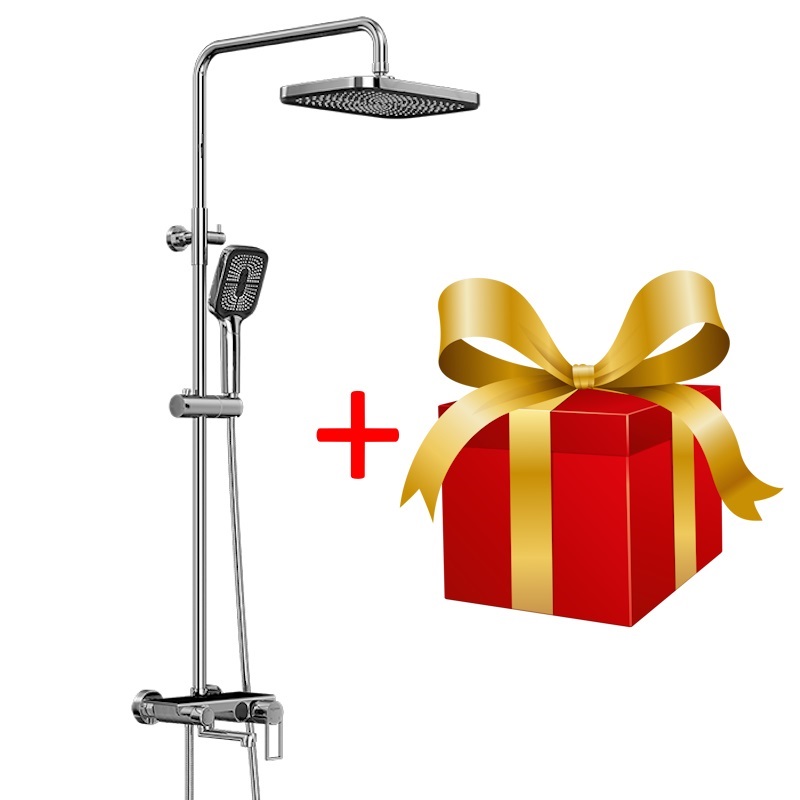 Фото Высокая душевая система Elghansa 2340715-2L -Gift с цифровым дисплеем (в подарок-банное полотенце)