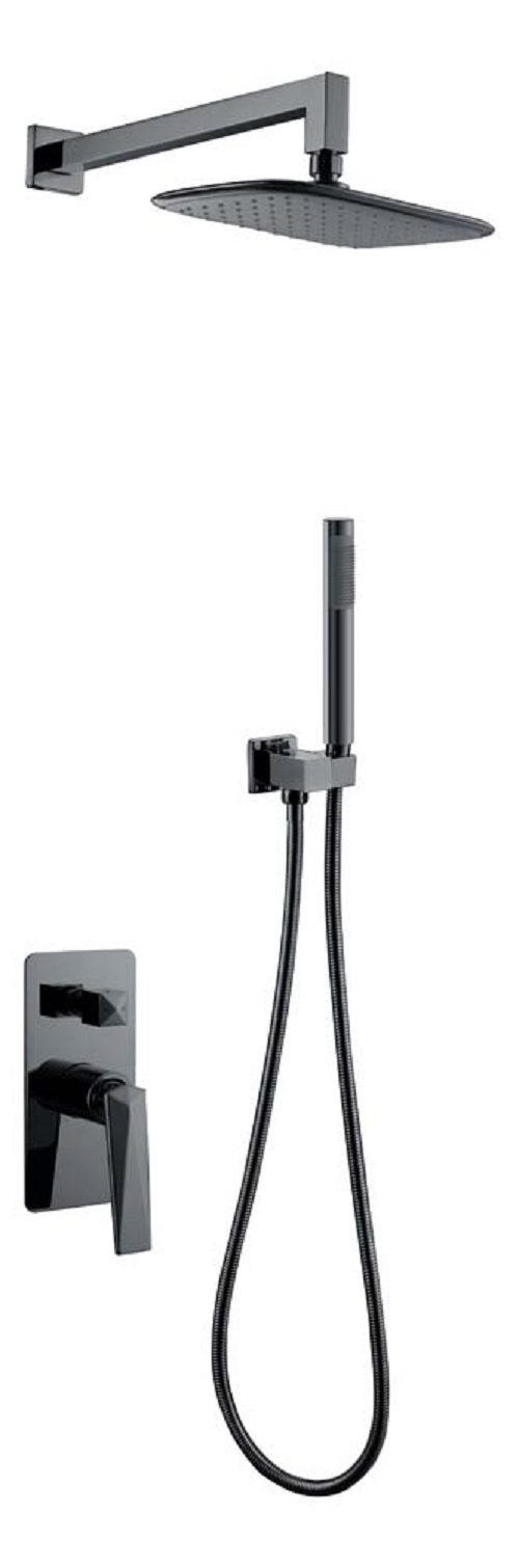 Фото Встроенная душевая система Boheme Venturo Shine Gun Metall