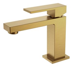 Смеситель для раковины Boheme Qubic Bronze