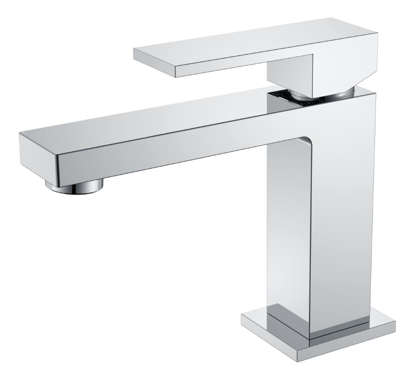 Фото Смеситель для раковины Boheme Qubic Chrome