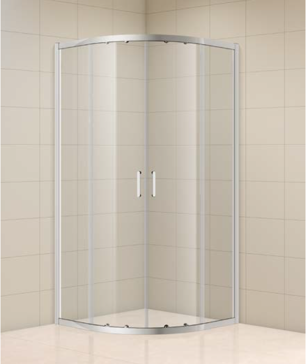 Фото Душевое ограждение CHIEZZA FSE20825 900*900*1950, прозрачное стекло 6 мм, профиль хром