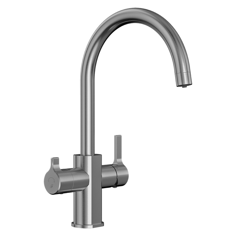 Дополнительное фото №3 Смеситель для кухни Elghansa 56B5511-Steel однорычажный (для фильтра) с бок. переключателем