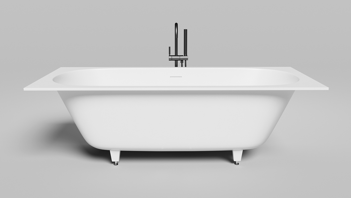 Дополнительное фото №3 Ванна из искусственного камня Salini Ornella 190х90 глянцевая S-Sense