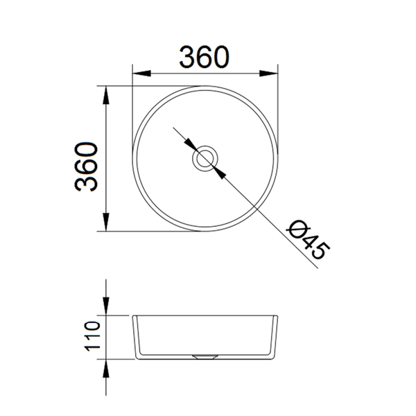 Дополнительное фото №1 COMFORTY. Накладная раковина CF21003 стеклянная прозрачное стекло