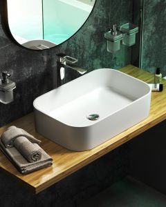 Раковина Radostone Орнелла 580*380*140 белый матовый