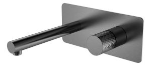 Встраиваемый смеситель для раковины Boheme Stick Gun Metal Diamond