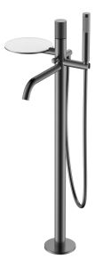 Смеситель напольный Boheme Stick Gun Metal c ручкой Touch