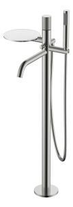 Смеситель напольный Boheme Stick Nickel Brush c ручкой Touch