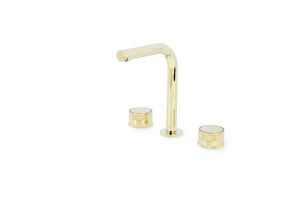 Смеситель на столешницу Boheme Prestige на 3 отв. Gold