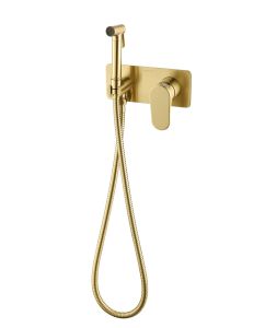 Смеситель гигиенический Boheme Spectre Matt Gold