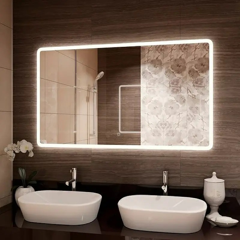Дополнительное фото №3 Зеркало Comforty "Лотос-120" LED-подсветка, бесконтактный сенсор