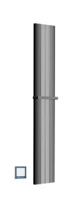 Полотенцесушитель электрический Boheme FLAT SHINE GUN METAL