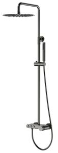Душевая система Boheme Stick Gun Metal c ручкой Touch