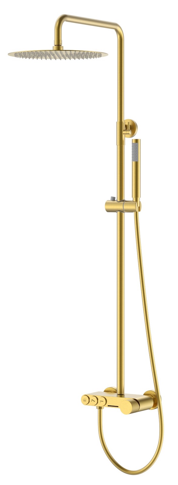 Фото Душевая система Boheme Stick Matt Gold c ручкой Touch