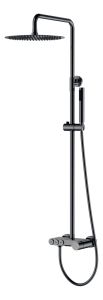 Душевая система Boheme Stick Shine Gun Metal Diamond