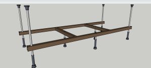 Каркас для ванны 1Marka Aelita SLIM 150х75