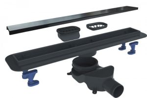 Душевой лоток BELBAGNO LUCE 70 см BB-LD-LUCE-70-NERO