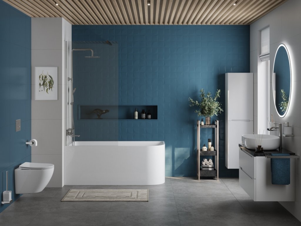 Дополнительное фото №1 Ванна акриловая пристенная Belbagno BB712-1500-730-L