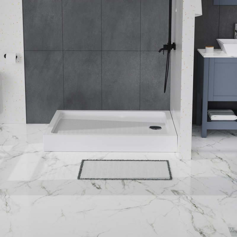 Дополнительное фото №3 Душевой поддон Belbagno TRAY-BB-AH-120/90-15-W, квадратный