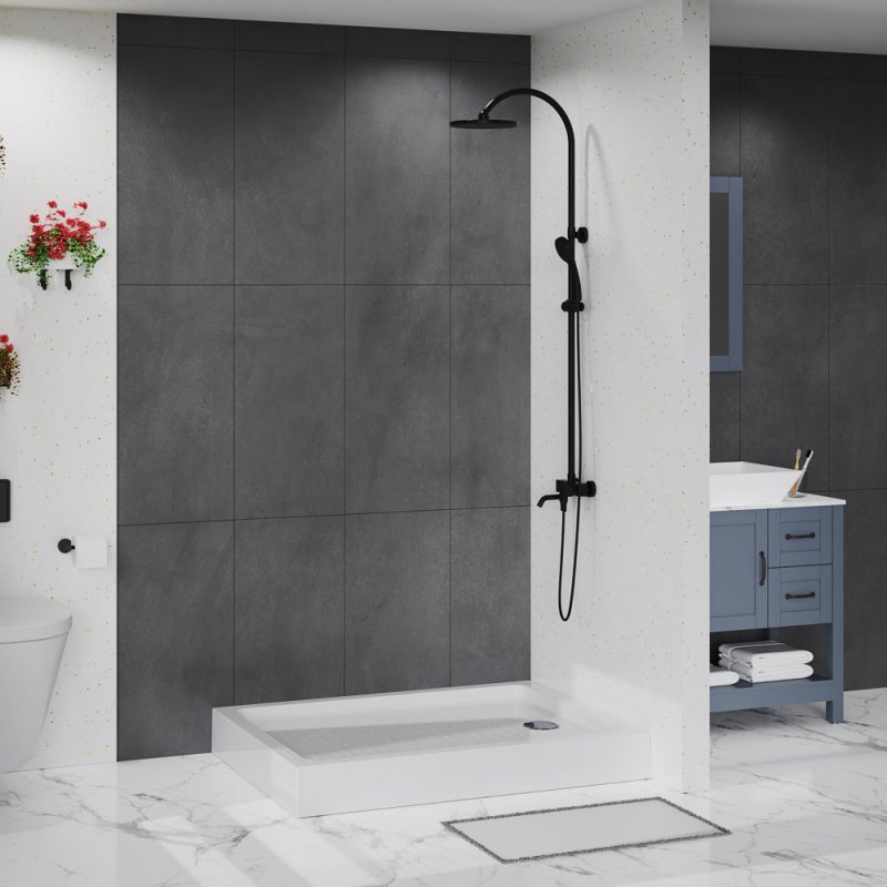 Дополнительное фото №2 Душевой поддон Belbagno TRAY-BB-AH-120/90-15-W, квадратный