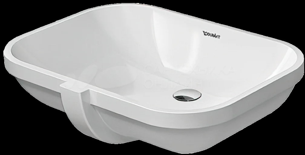 Фото Раковина встраиваемая Duravit 0338560000 Duravit D-Code