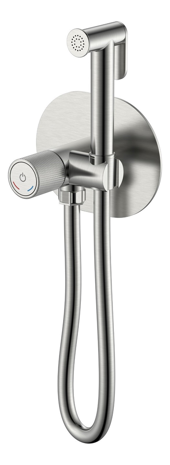 Фото Смеситель гигиенический Boheme Tech Nikel Brush