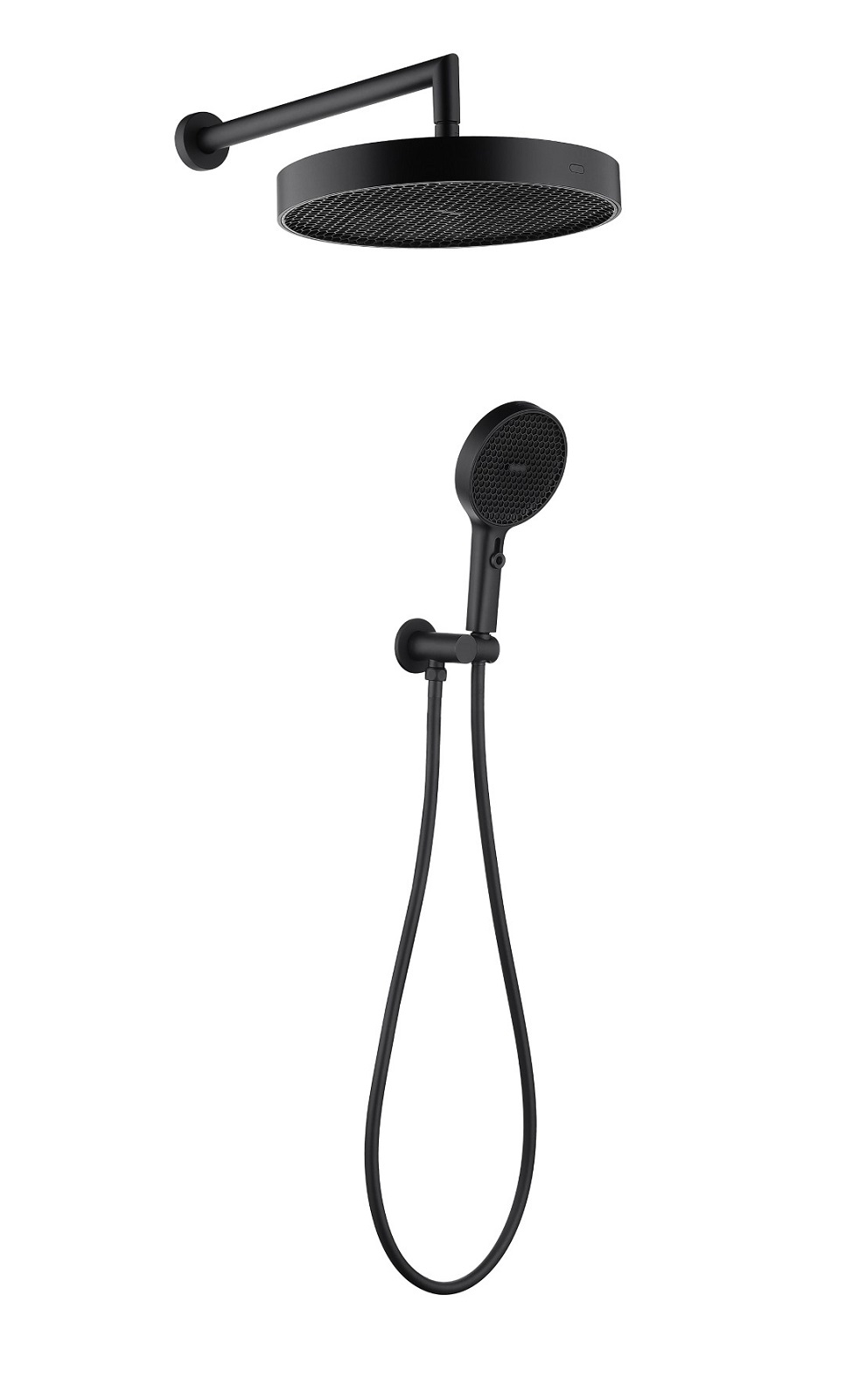 Фото Ручная лейка с верхним душем Boheme Cell Black
