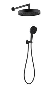 Ручная лейка с верхним душем Boheme Cell Black
