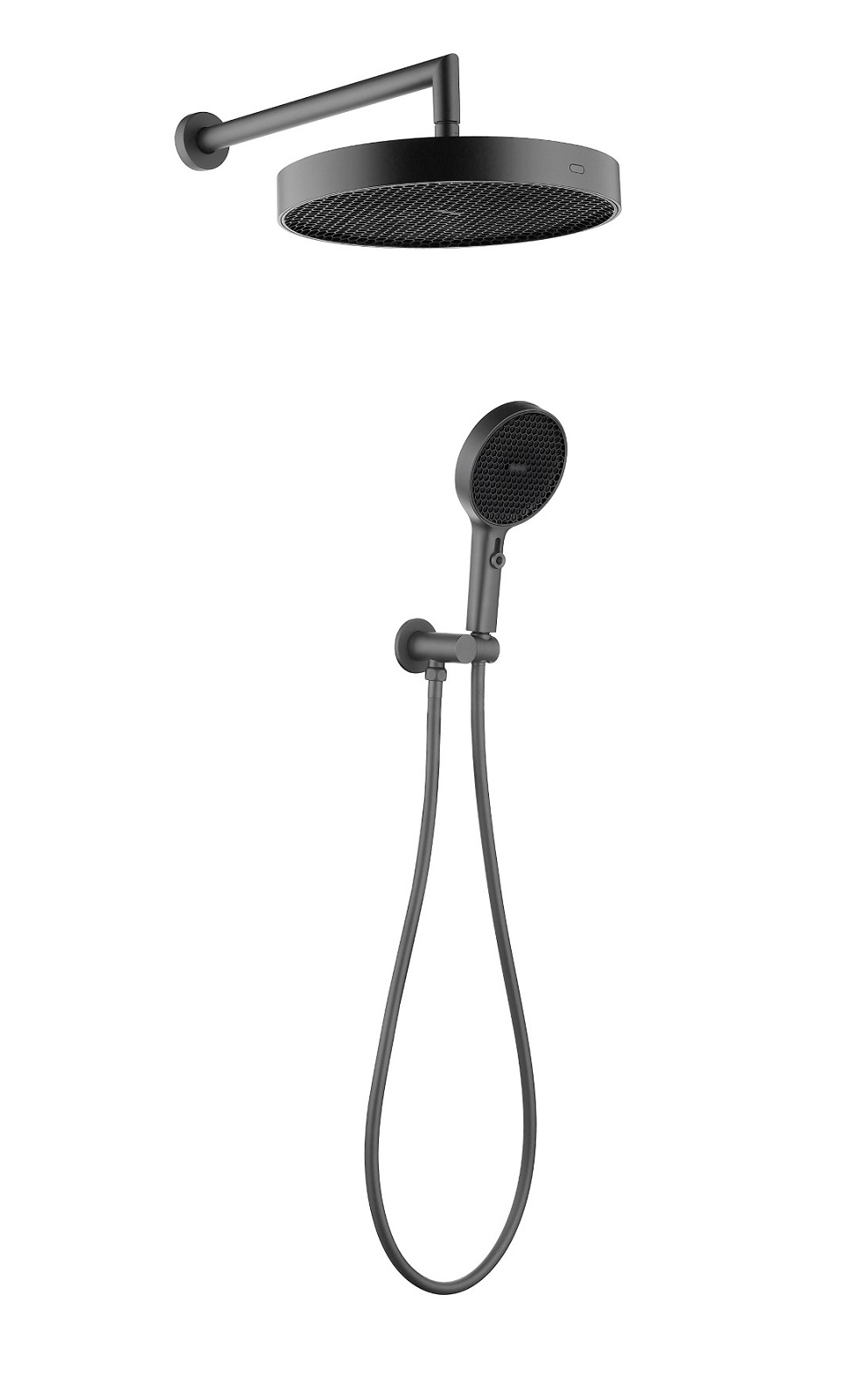 Фото Ручная лейка с верхним душем Boheme Cell Gun Metal