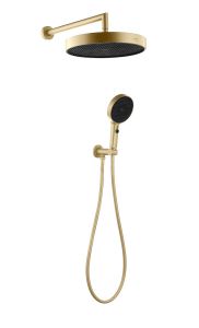 Ручная лейка с верхним душем Boheme Cell Matt Gold