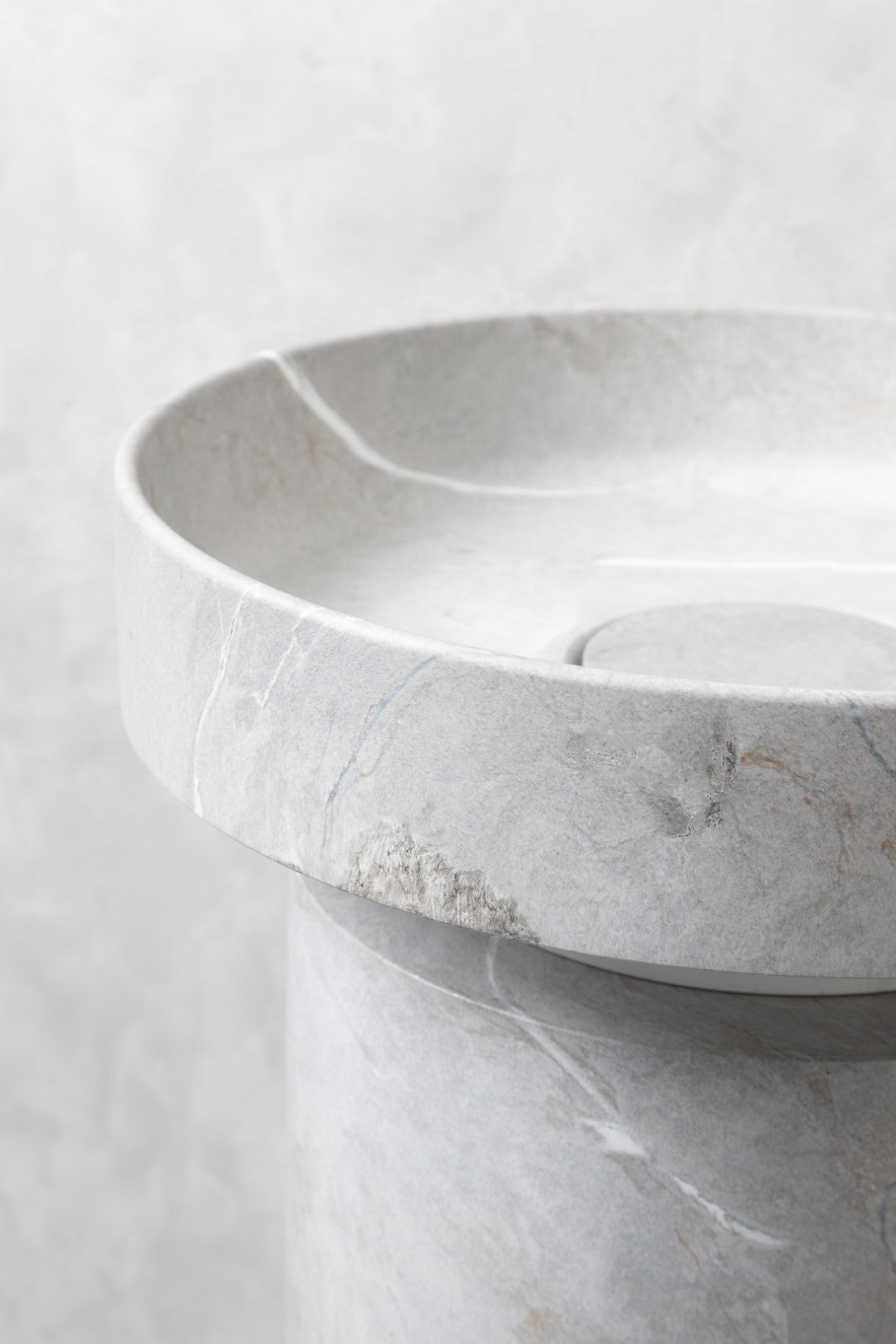 Дополнительное фото №5 Раковина накладная Boheme Corian 400*130 Amani Grigio