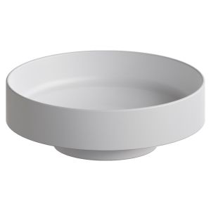 Раковина накладная Boheme Corian 400*130 Matt White