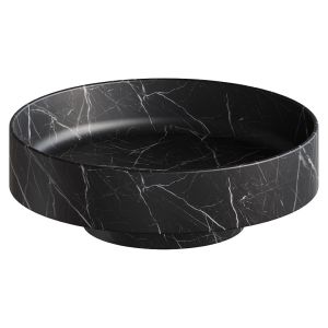 Раковина накладная Boheme Corian 400*130 Nero Marquina