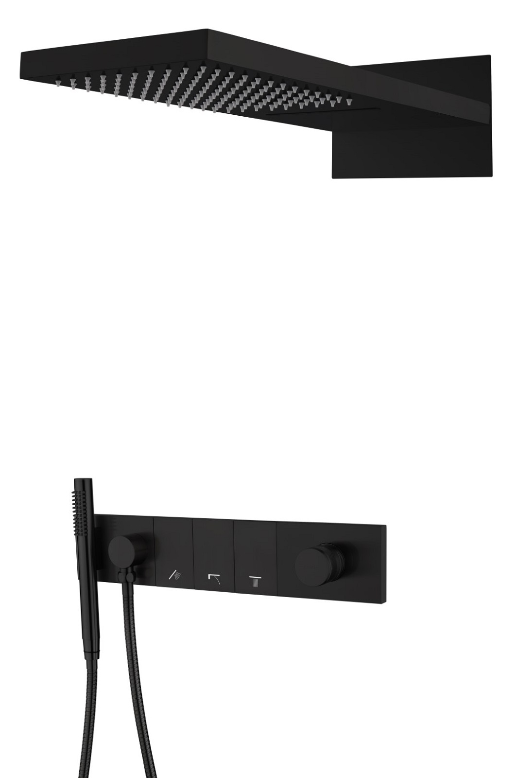 Фото Встроенная душевая система Boheme Zodiac Black