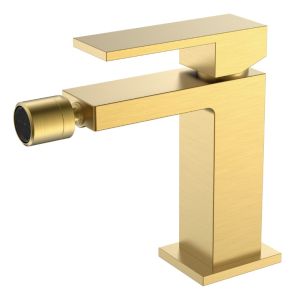 Смеситель для биде Boheme Qubic Matt Gold
