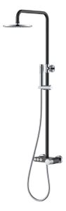 Душевая система Boheme Stick Black Touch Chrome