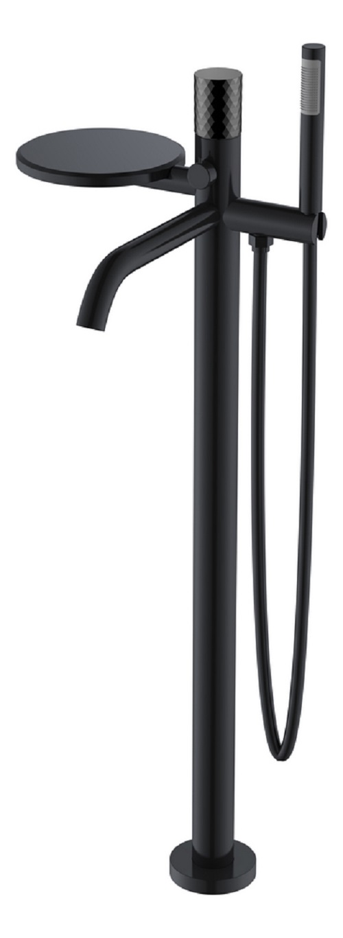 Фото Смеситель напольный Boheme Stick Black Diamond Black