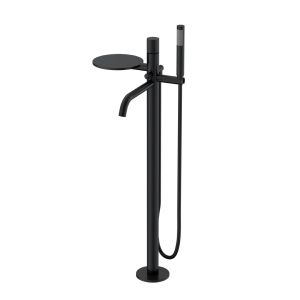Смеситель напольный Boheme Stick Black Spirale