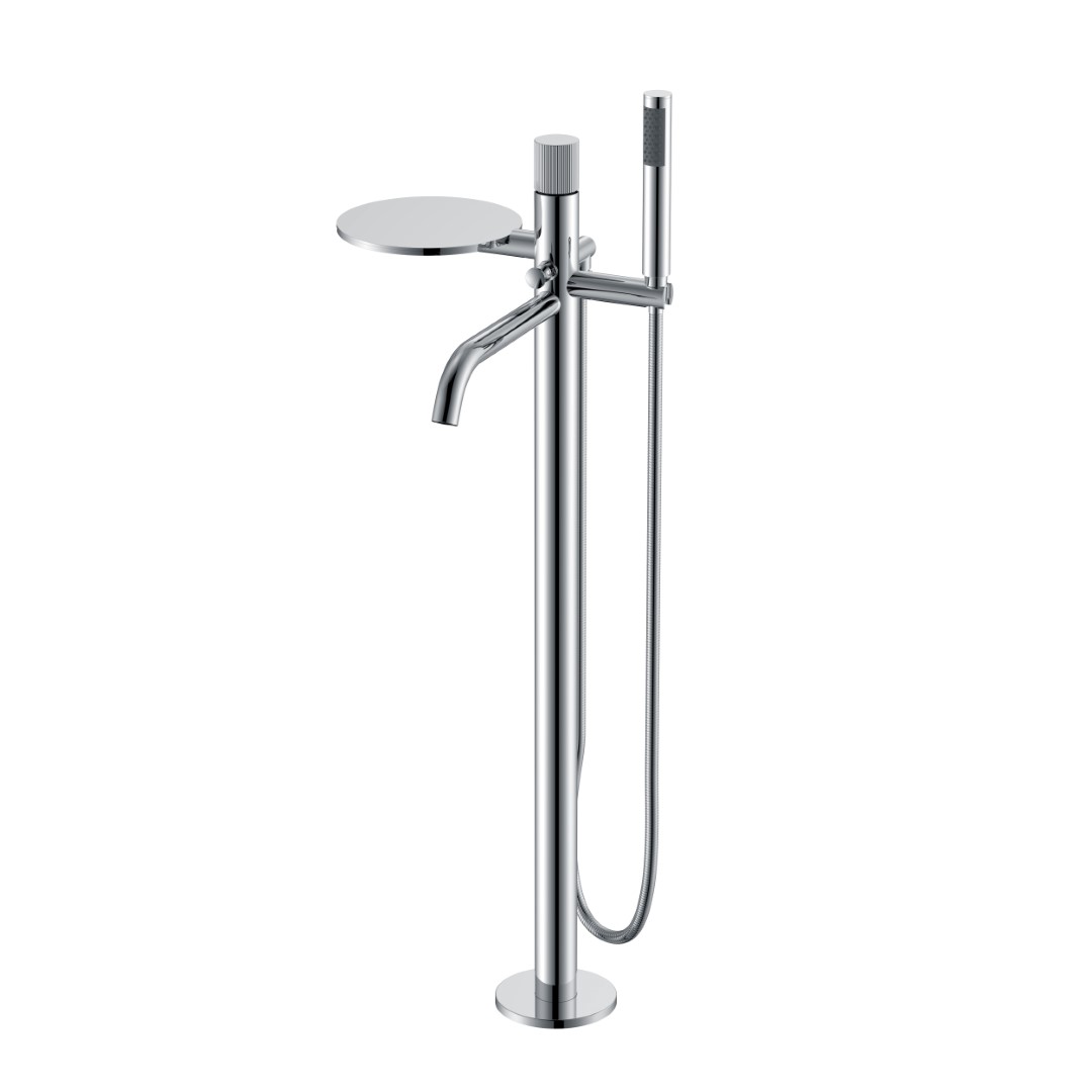 Фото Смеситель напольный Boheme Stick Chrome Linea