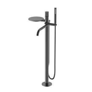Смеситель напольный Boheme Stick Gun Metal Linea