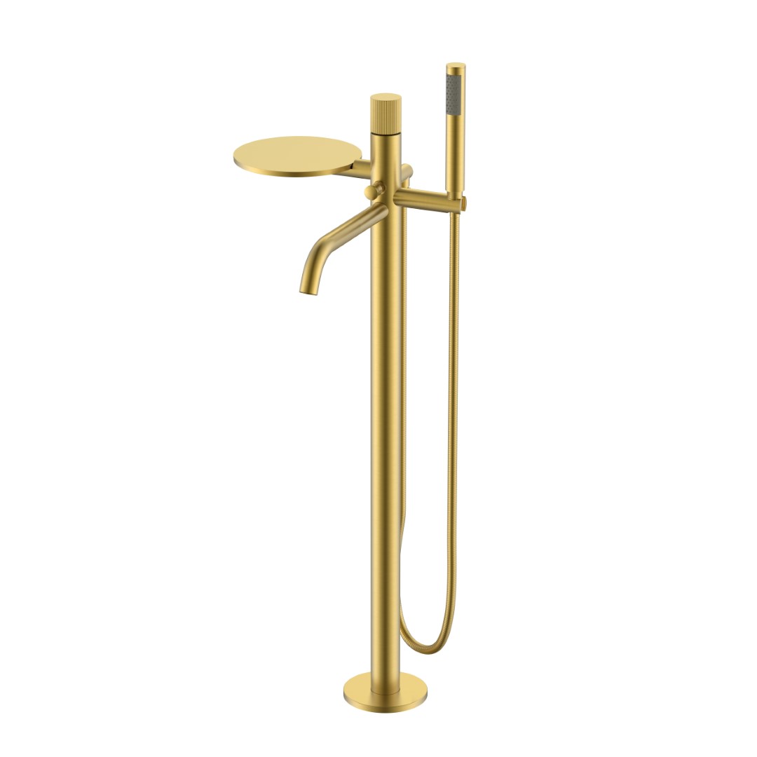 Фото Смеситель напольный Boheme Stick Matt Gold Linea