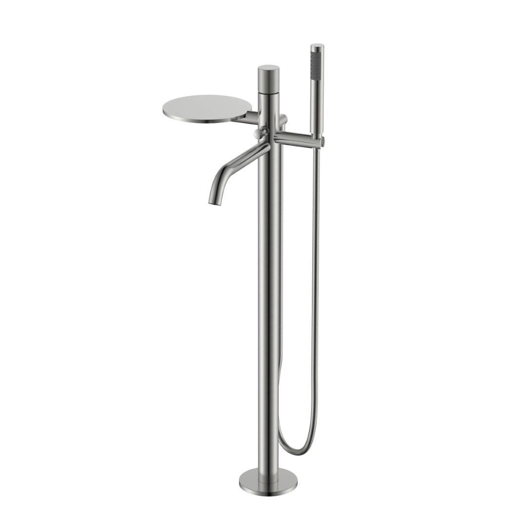 Фото Смеситель напольный Boheme Stick Nikel Brush Spirale