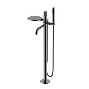 Смеситель напольный Boheme Stick Shine Gun Metal Linea