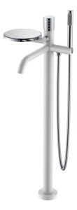 Смеситель напольный Boheme Stick White Diamond Chrome