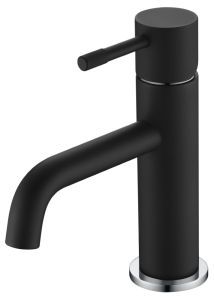 Смеситель для раковины Boheme Uno Black Chrome