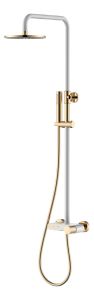 Душевая система Boheme Stick White Touch Gold